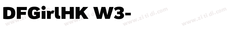 DFGirlHK W3字体转换